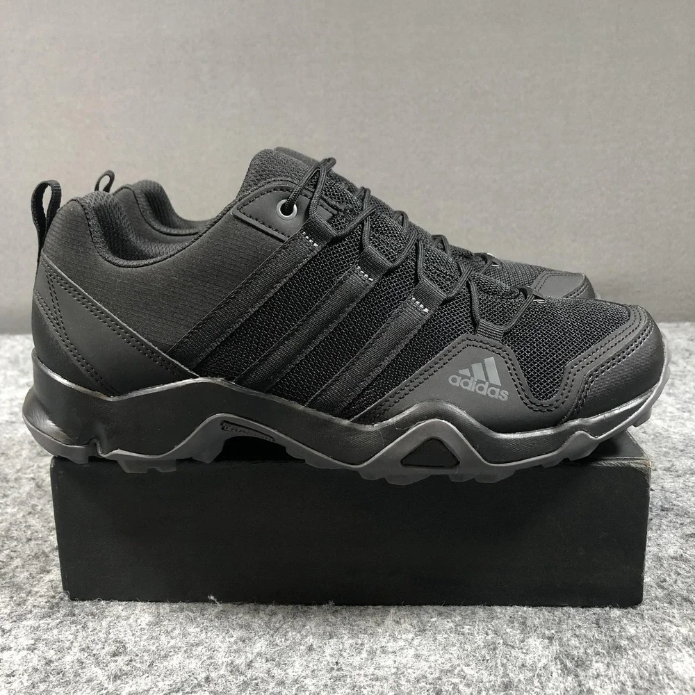 Adidas Terrex AX2S Shoes Mens Size 8.5 Black Mesh Trail Hiking Low Top Sneakers